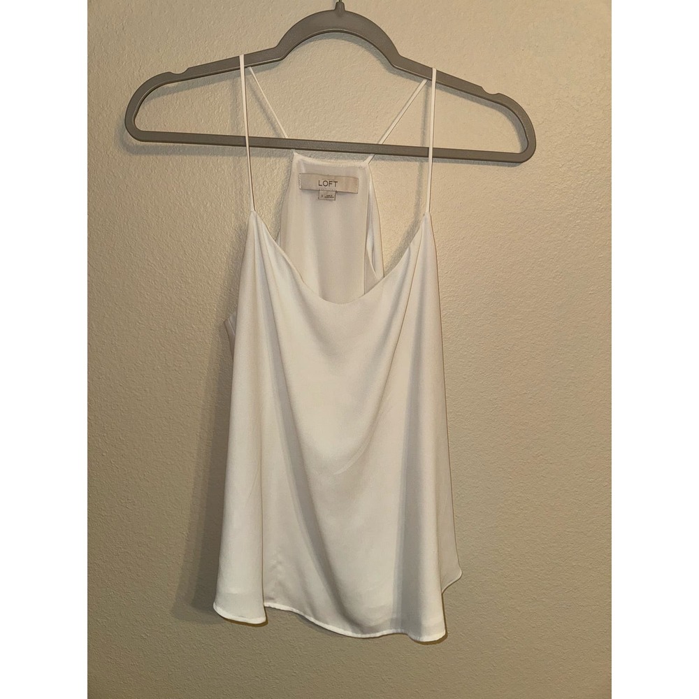 Loft Chiffon Tank, Size Small